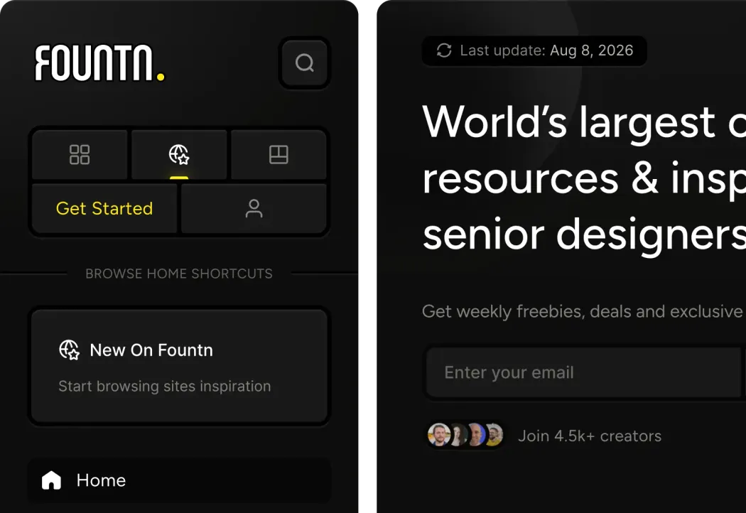 Fountn Nav and Slider Update