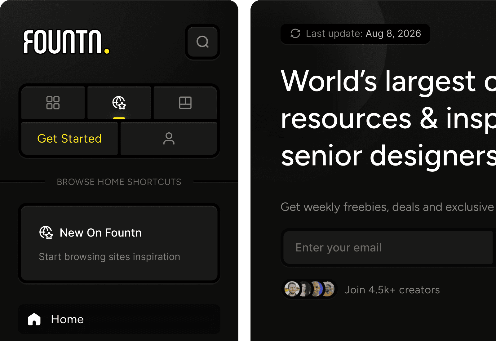 Fountn Nav and Slider Update